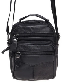 Сумки Borsa Leather модель K101b-black Фото