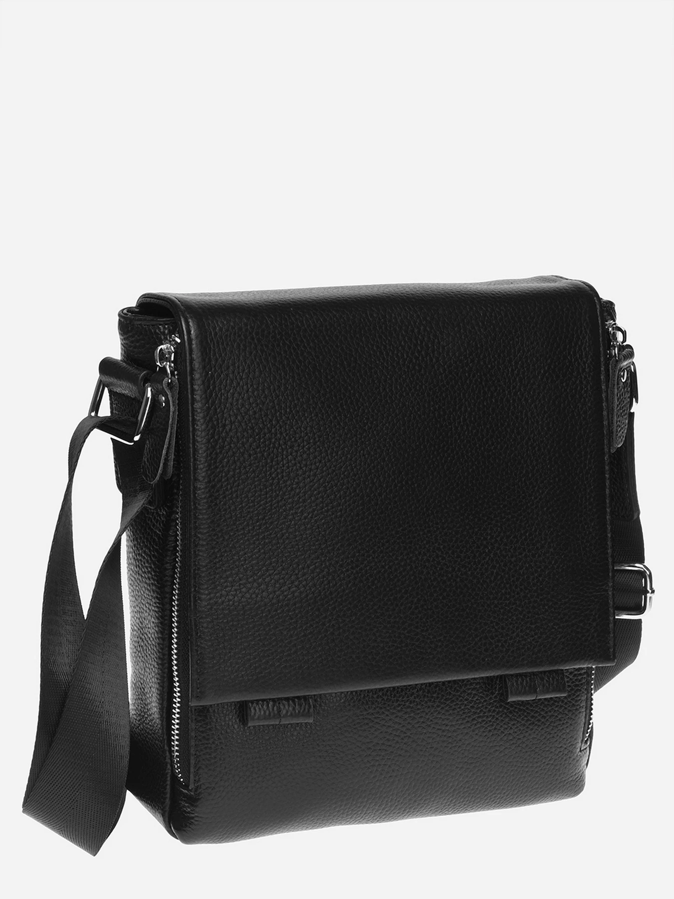 Сумки Borsa Leather модель K18877-black Фото