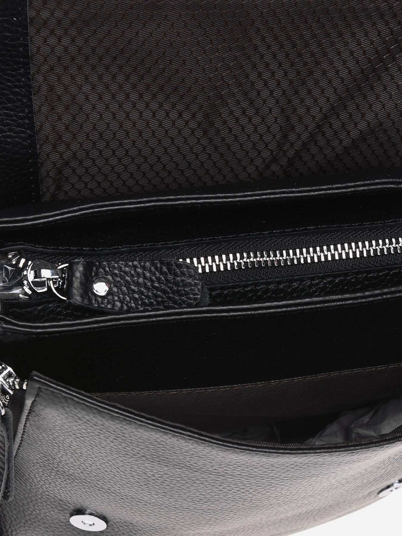 Сумки Borsa Leather модель K18877-black Фото