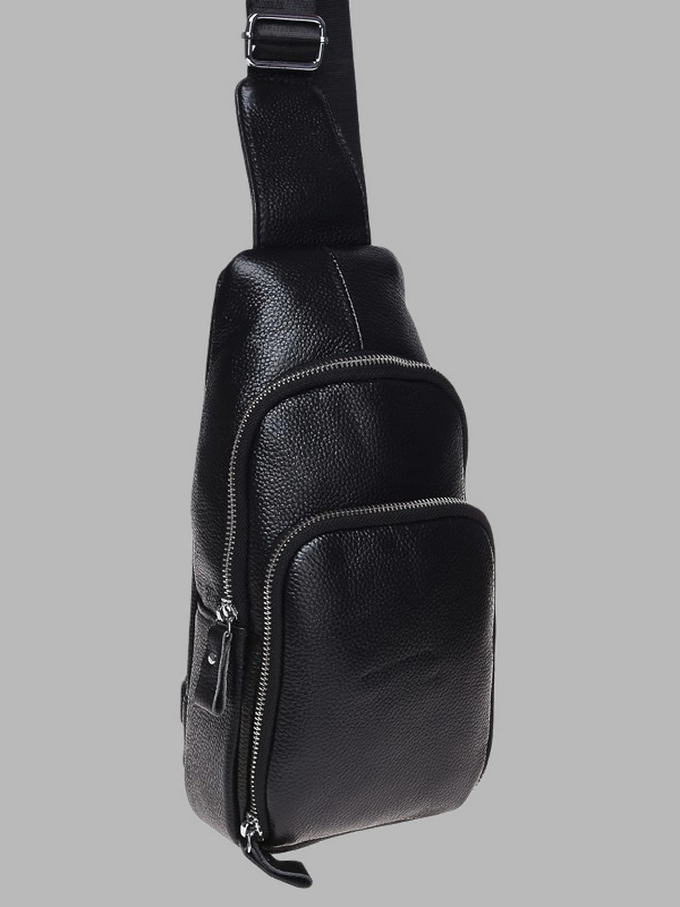Рюкзаки Borsa Leather модель K15058-black Рюкзаки Borsa Leather модель K15058-black Фото