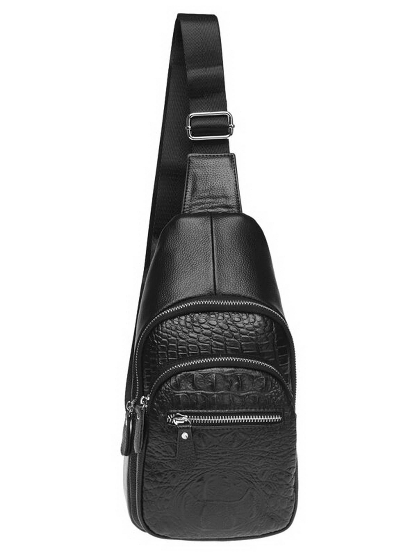 Рюкзаки Borsa Leather модель K1142-black Фото