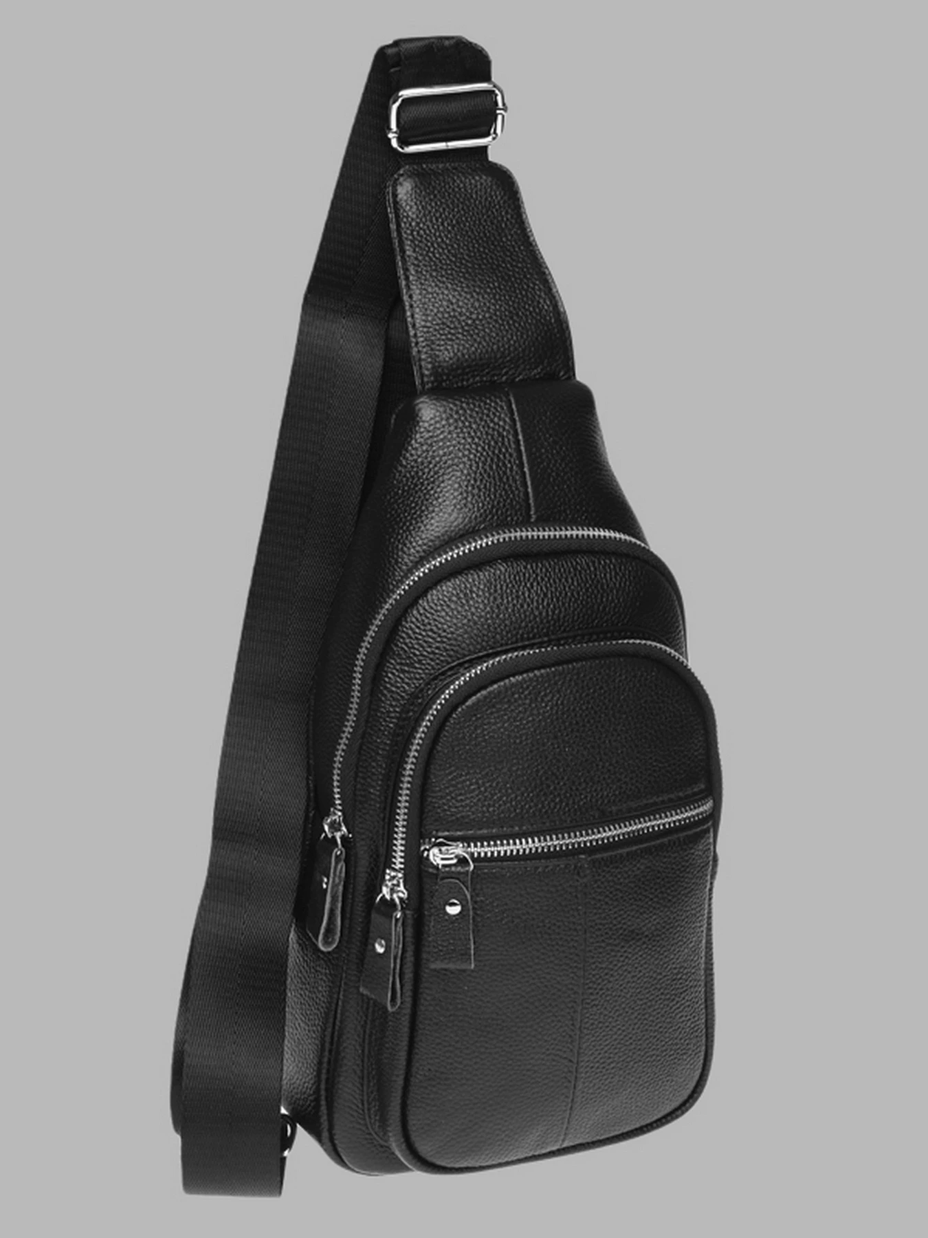 Рюкзаки Borsa Leather модель K15060-black Рюкзаки Borsa Leather модель K15060-black Фото