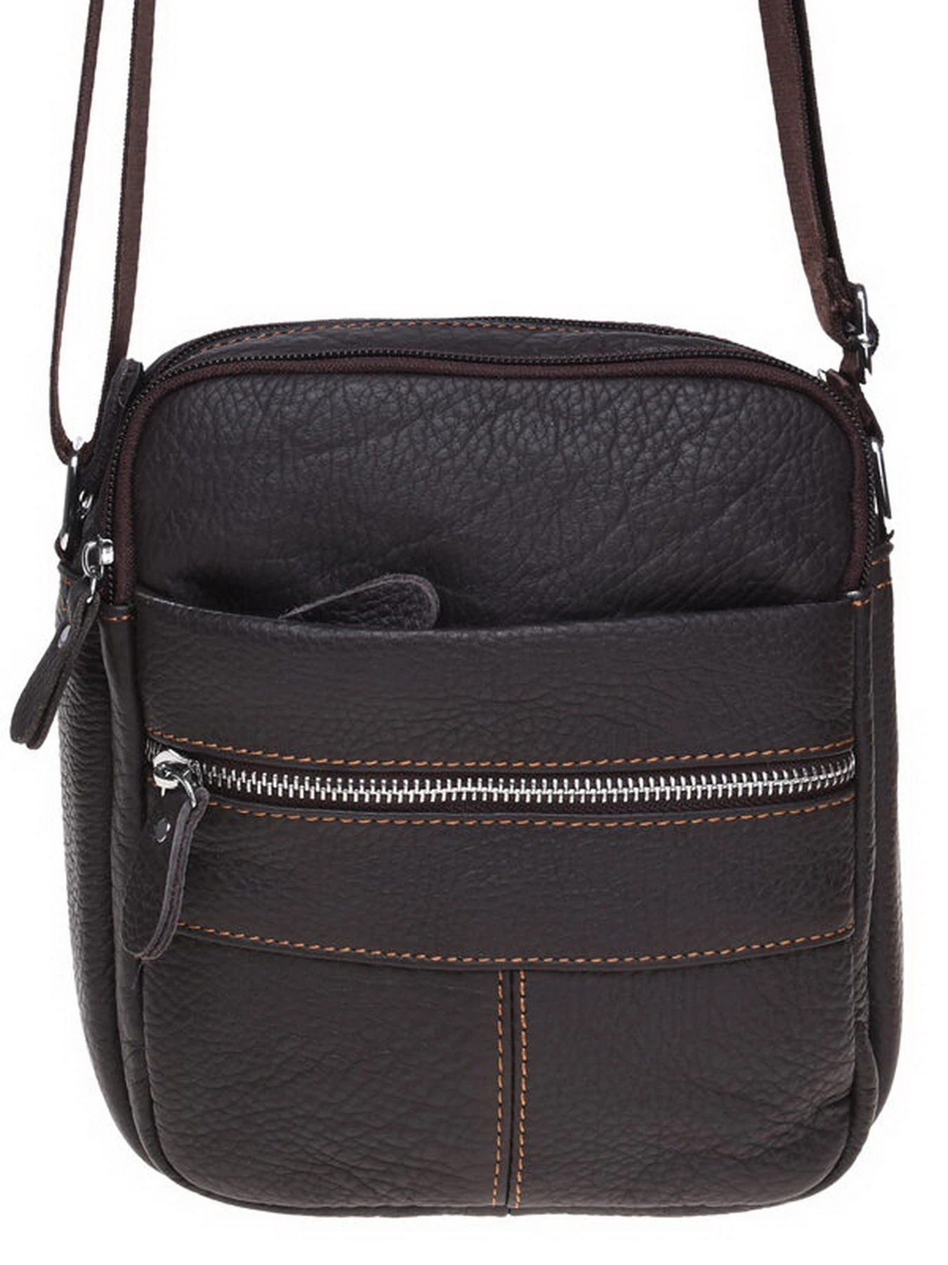 Сумки Borsa Leather модель K11020-brown Фото