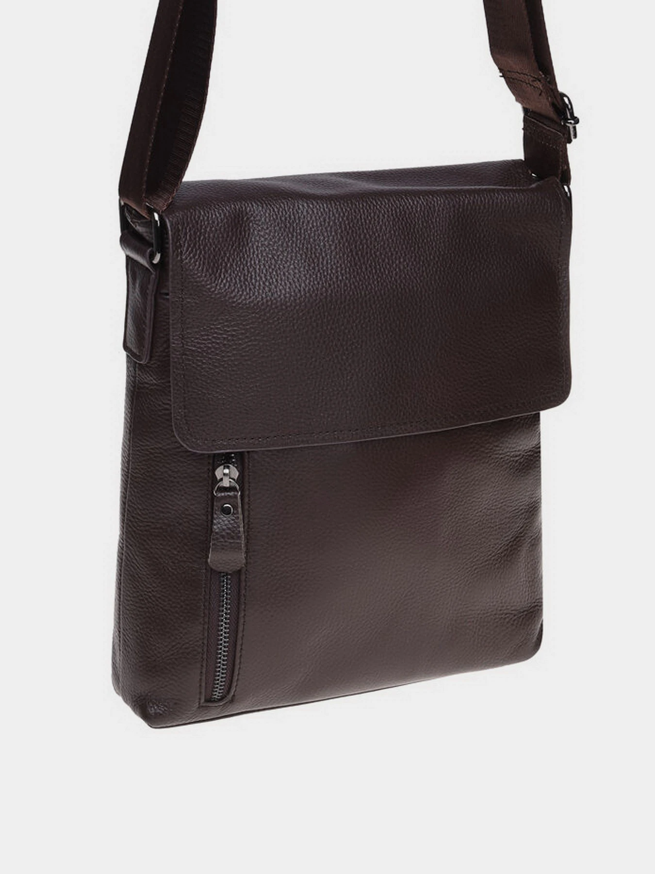 Сумки Borsa Leather модель K17859-brown Фото