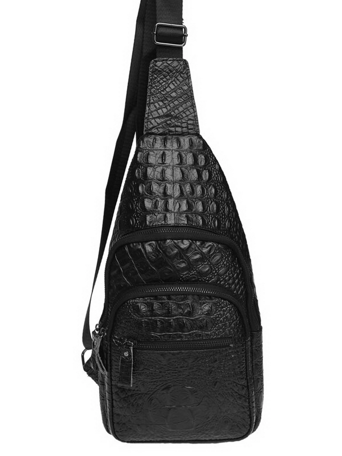Рюкзаки Borsa Leather модель K13611-black Фото