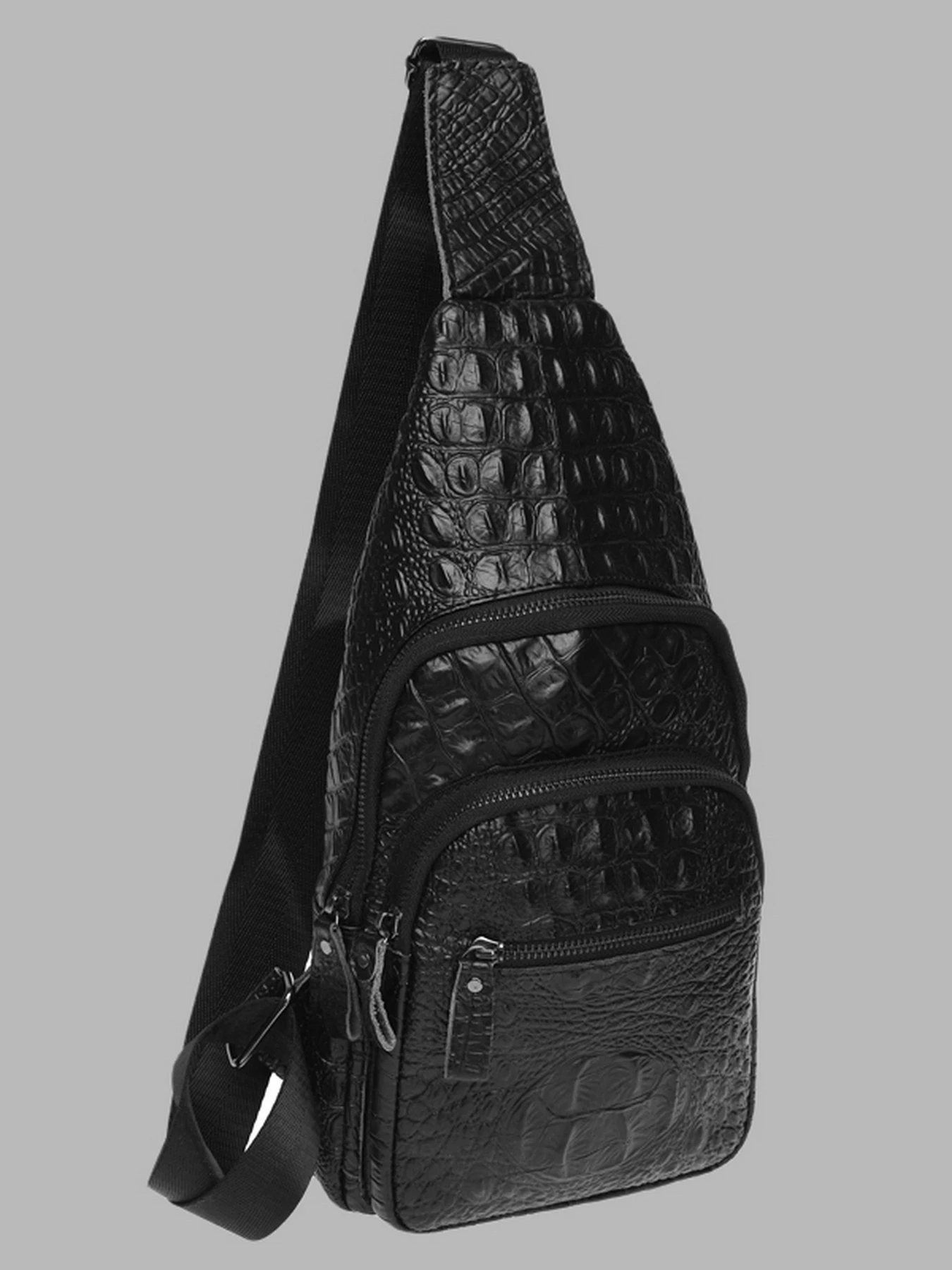 Рюкзаки Borsa Leather модель K13611-black Фото