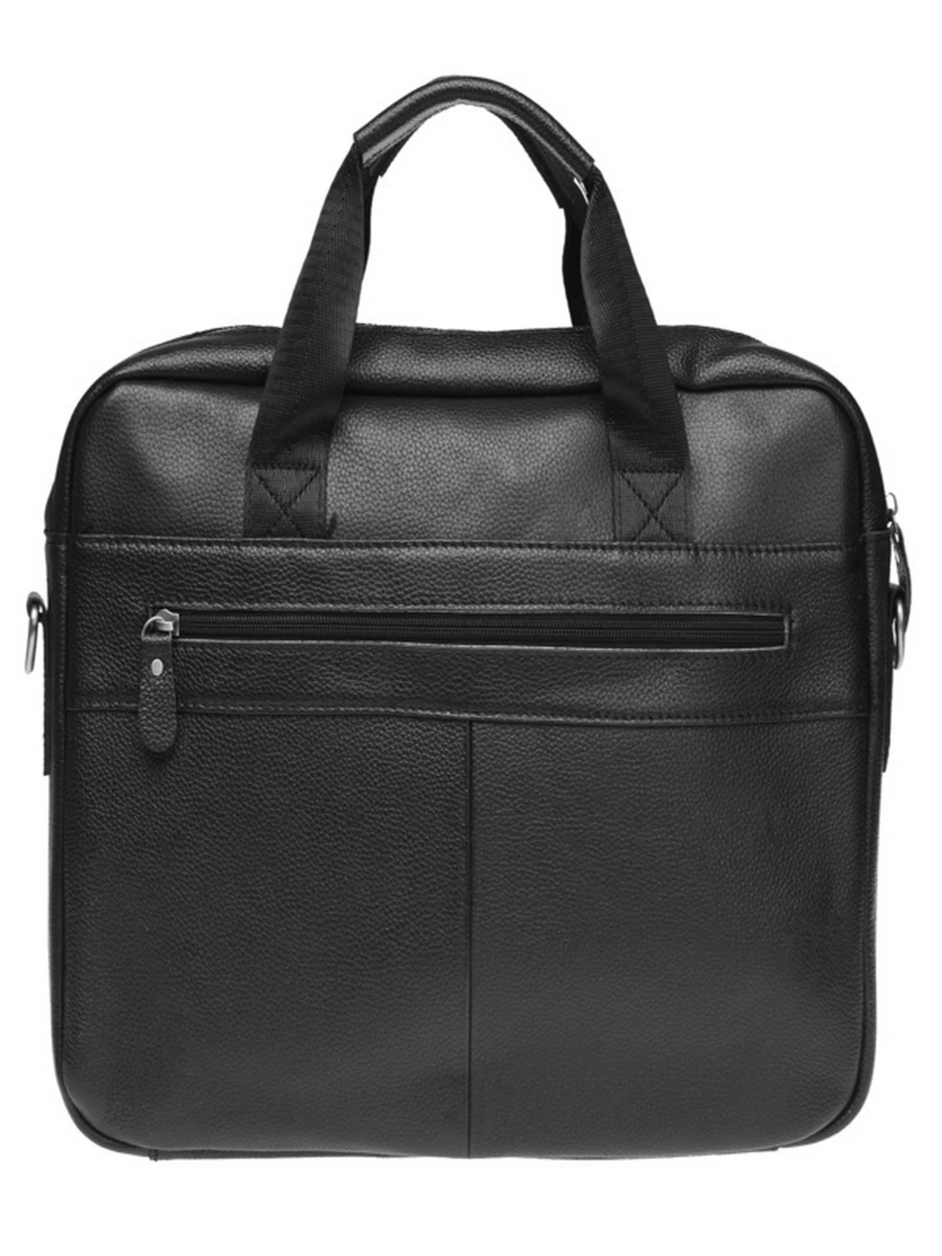 Сумки Borsa Leather модель K11118-black Сумки Borsa Leather модель K11118-black Фото