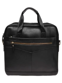Сумки Borsa Leather модель K11118-black Фото