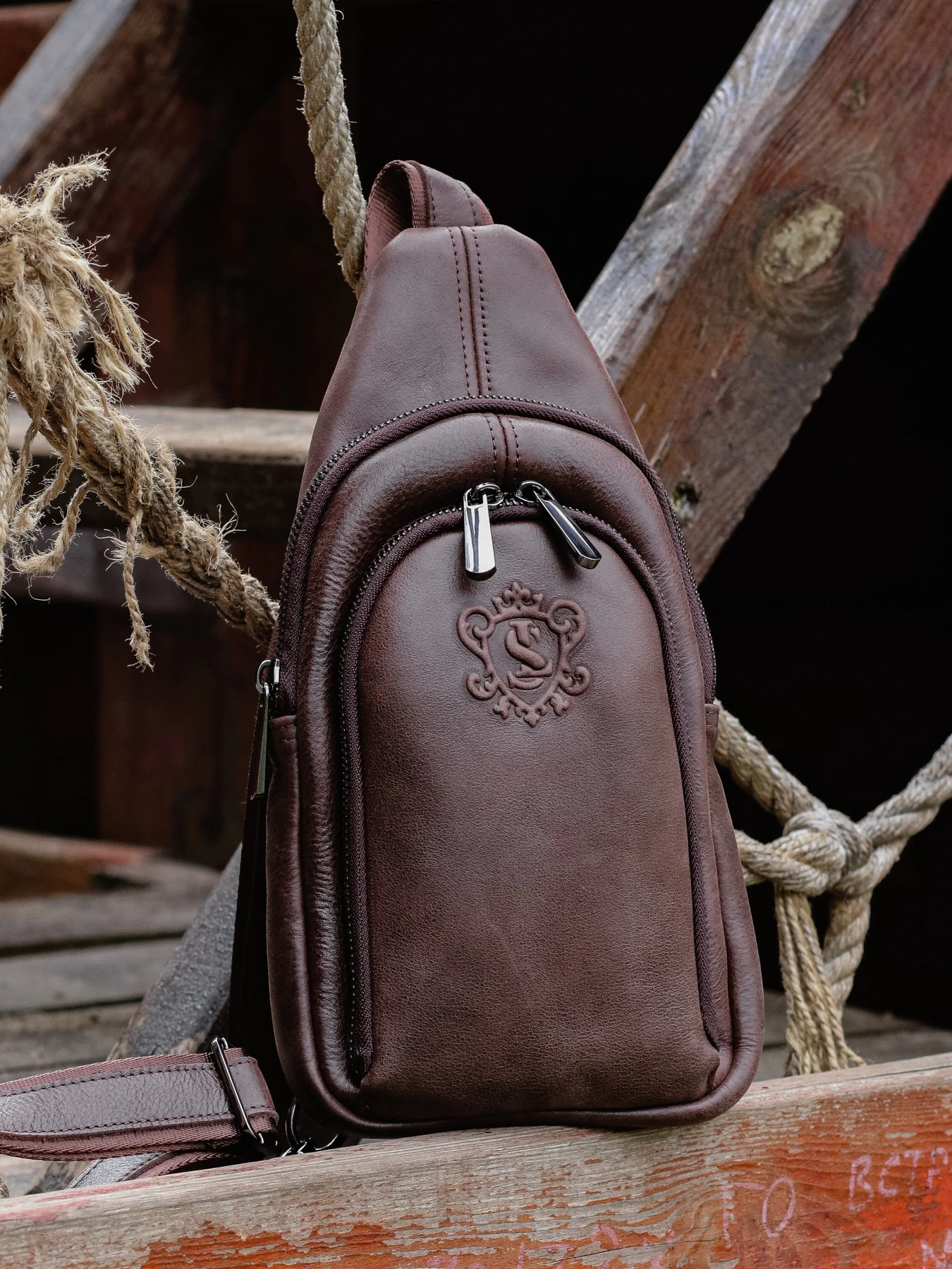 Сумки Legessy модель KR_018-1_Brown_G Фото