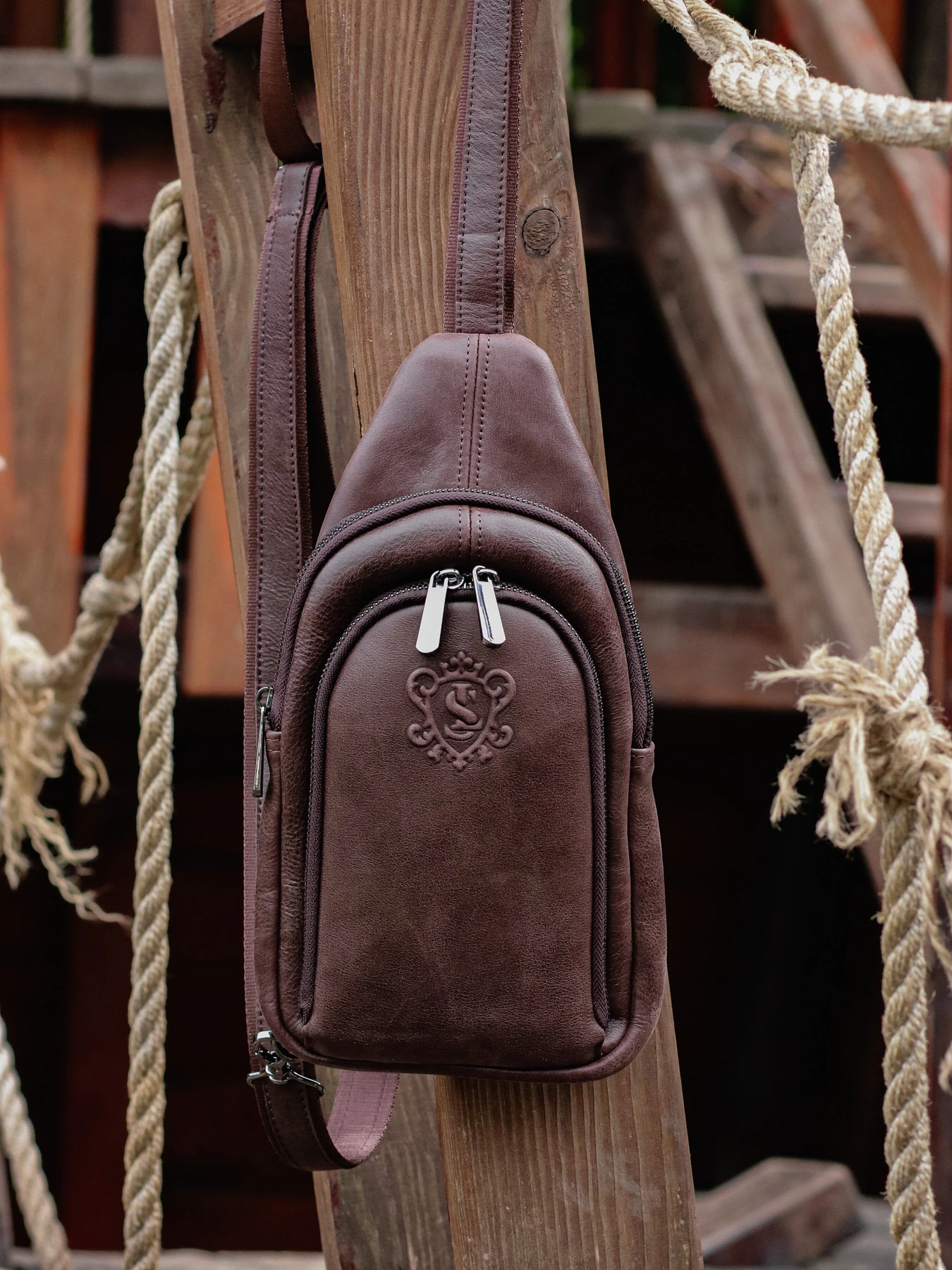 Сумки Legessy модель KR_018-1_Brown_G Фото
