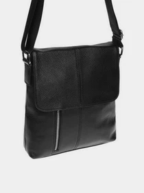Сумки Borsa Leather модель K15103-black Фото