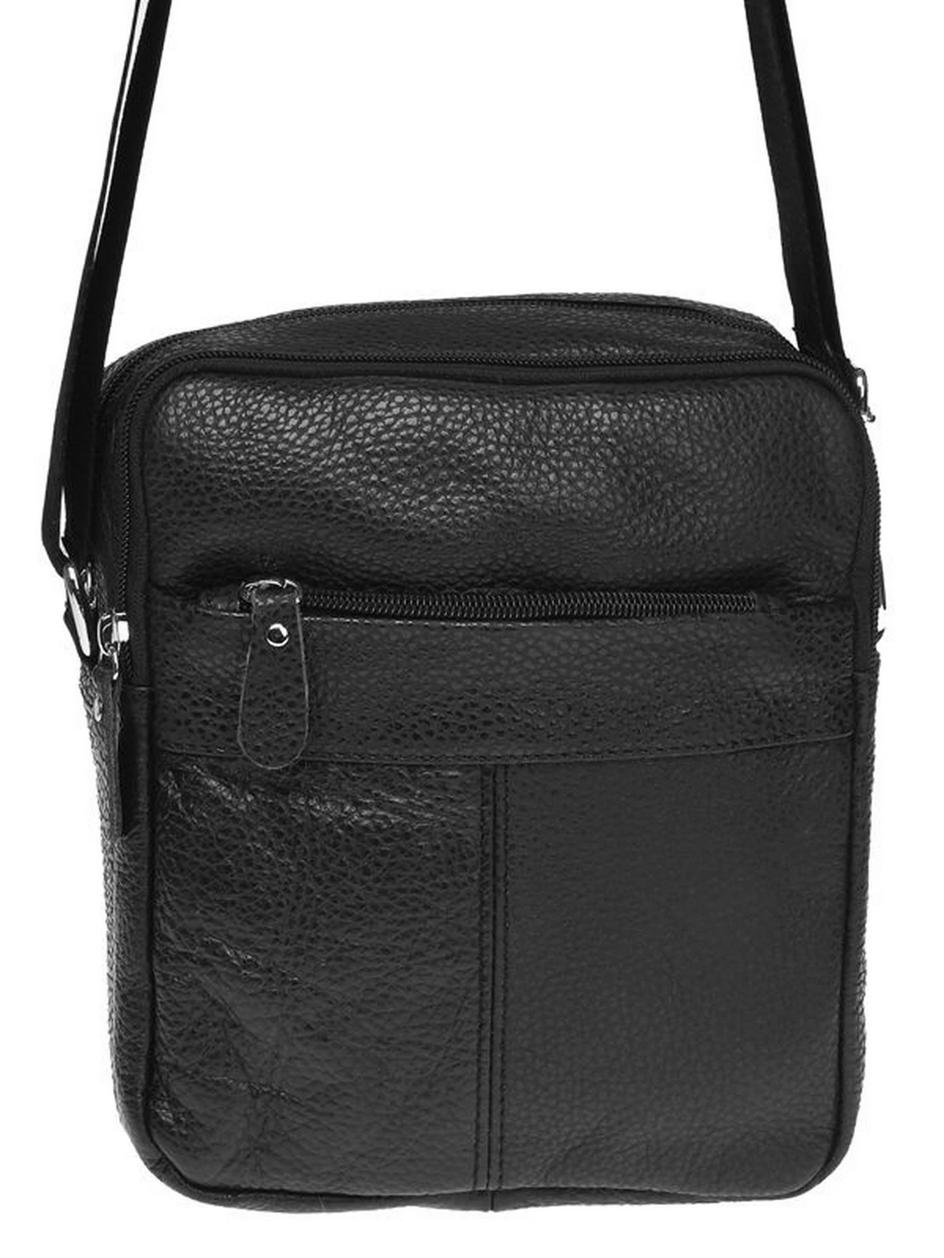 Сумки Borsa Leather модель K11025-black Фото