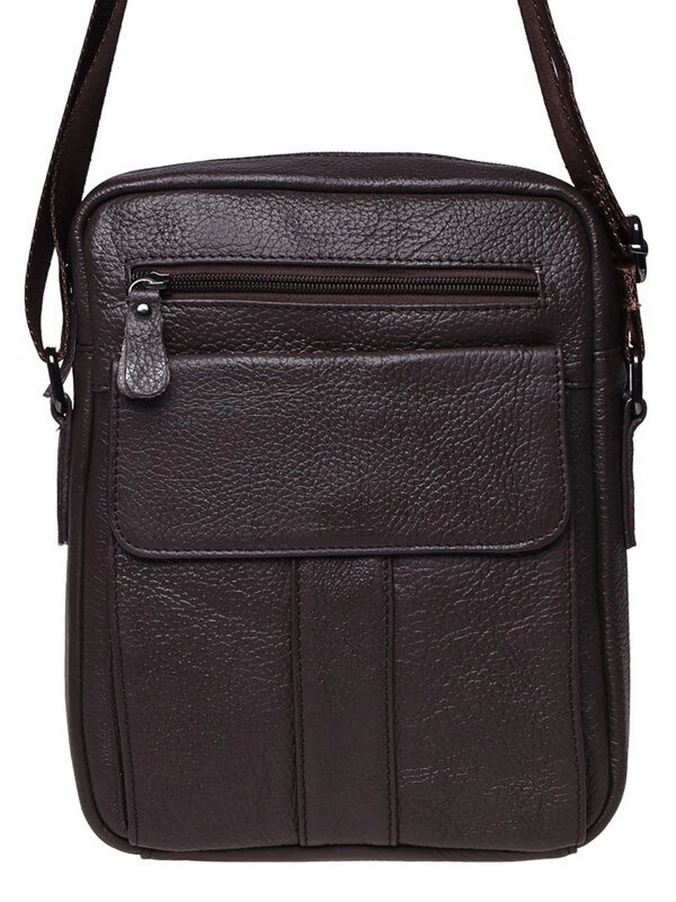 Сумки Borsa Leather модель K18154-brown Фото
