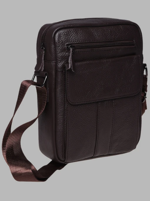 Сумки Borsa Leather модель K18154-brown Фото