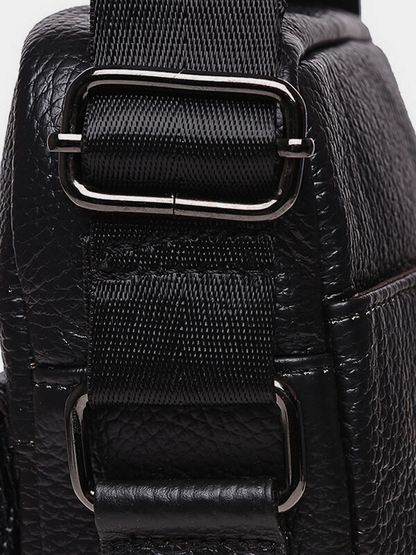 Сумки Borsa Leather модель K18154-black Фото