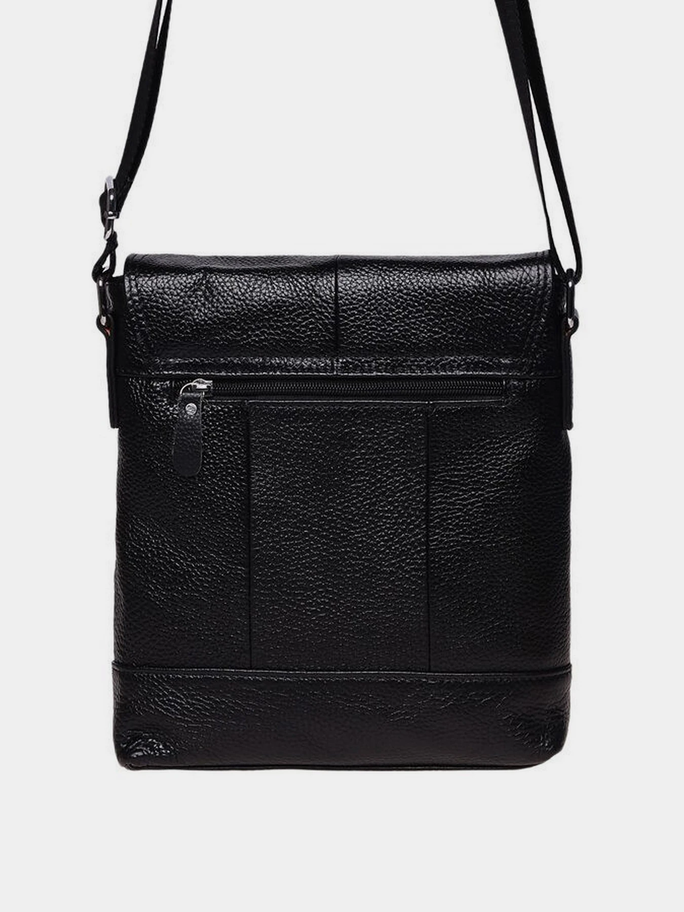 Сумки Borsa Leather модель K13822-black Фото