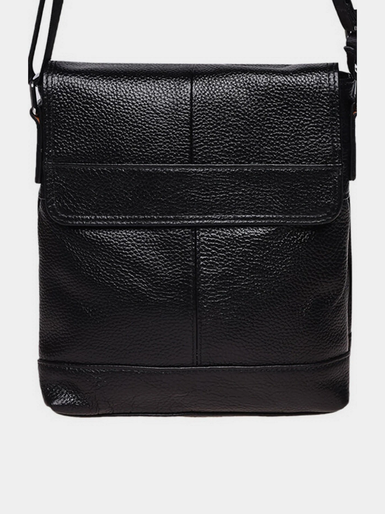 Сумки Borsa Leather модель K13822-black Фото