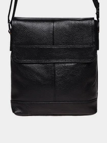 Сумки Borsa Leather модель K13822-black Фото