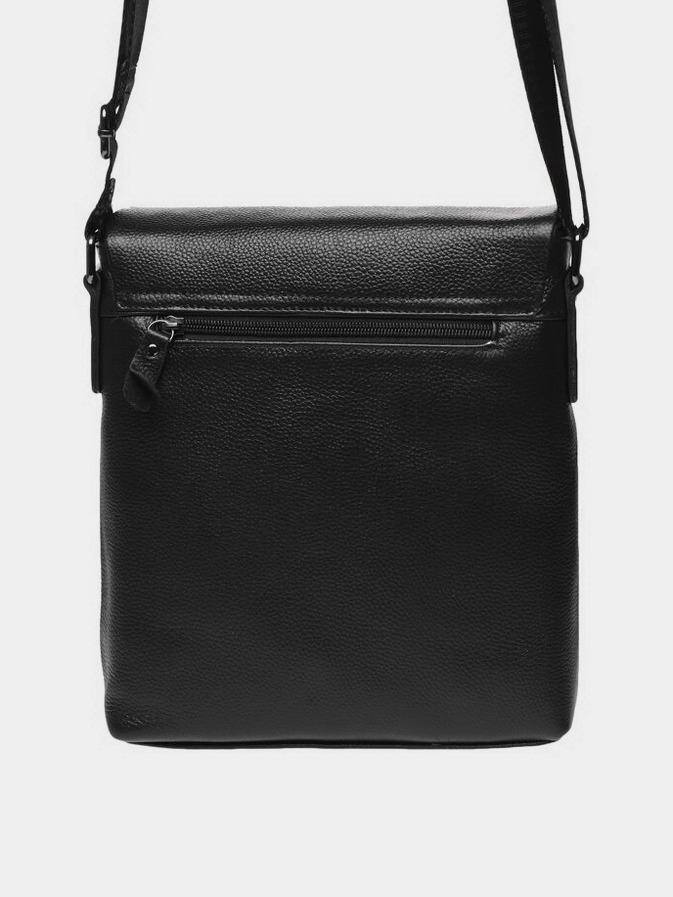 Сумки Borsa Leather модель K18146-black Фото