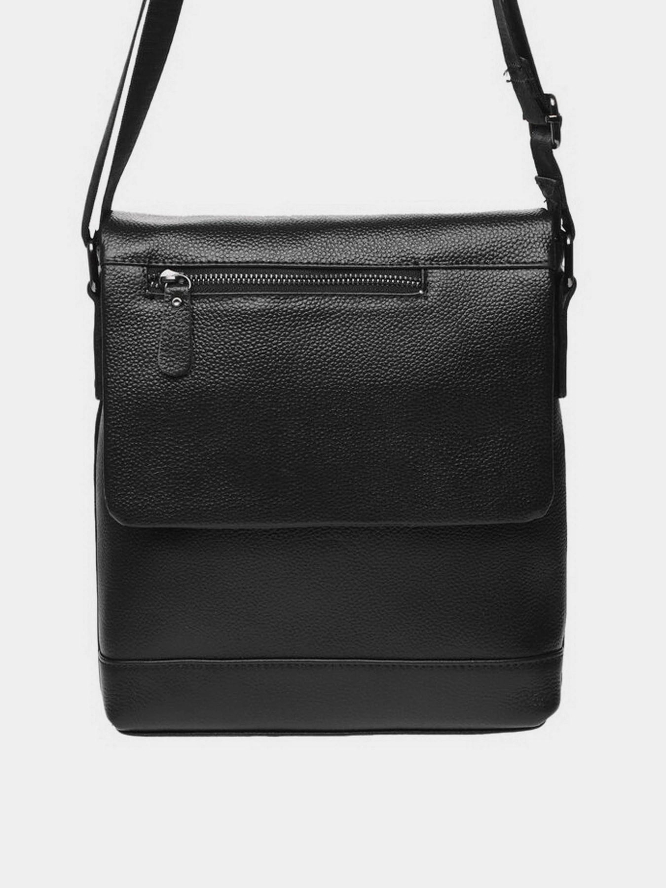 Сумки Borsa Leather модель K18146-black Фото