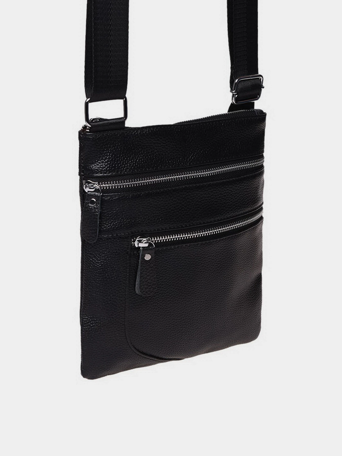 Сумки Borsa Leather модель K1307-black Фото