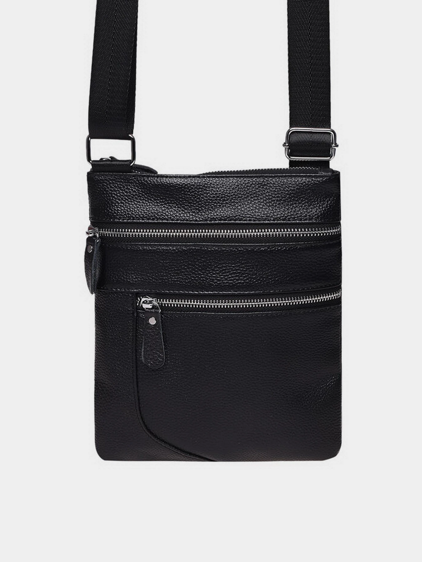 Сумки Borsa Leather модель K1307-black Фото