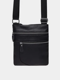 Сумки Borsa Leather модель K1307-black Фото