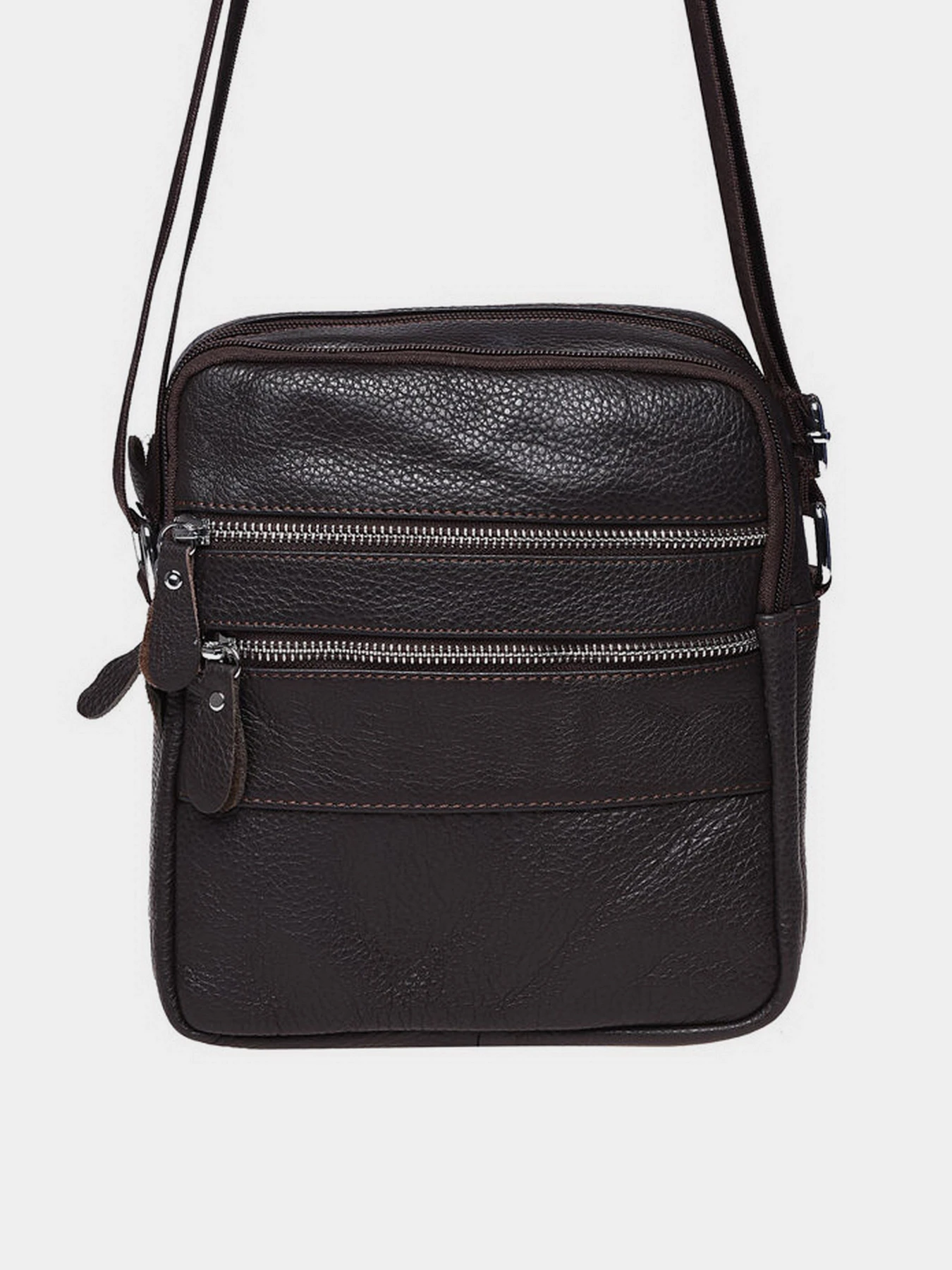 Сумки Borsa Leather модель K13923-brown Фото