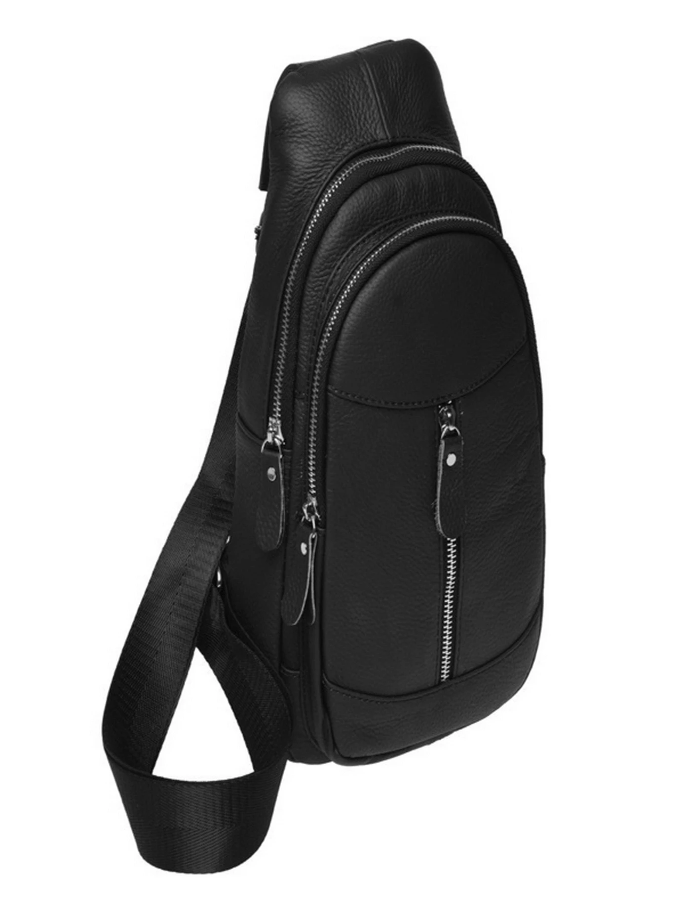 Рюкзаки Borsa Leather модель K1318-black Рюкзаки Borsa Leather модель K1318-black Фото