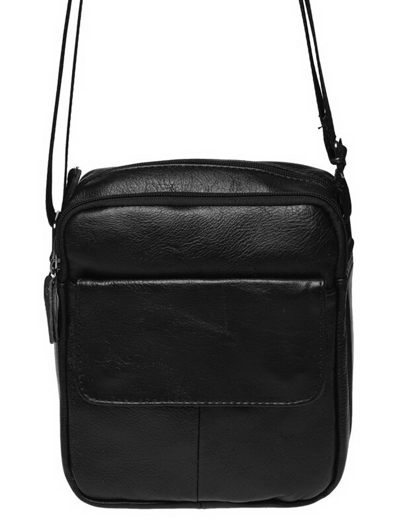 Сумки Borsa Leather модель K11031-black Фото