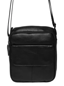 Сумки Borsa Leather модель K11031-black Фото