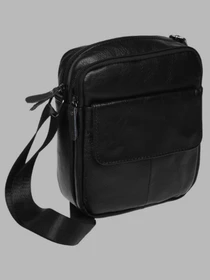 Сумки Borsa Leather модель K11031-black Фото