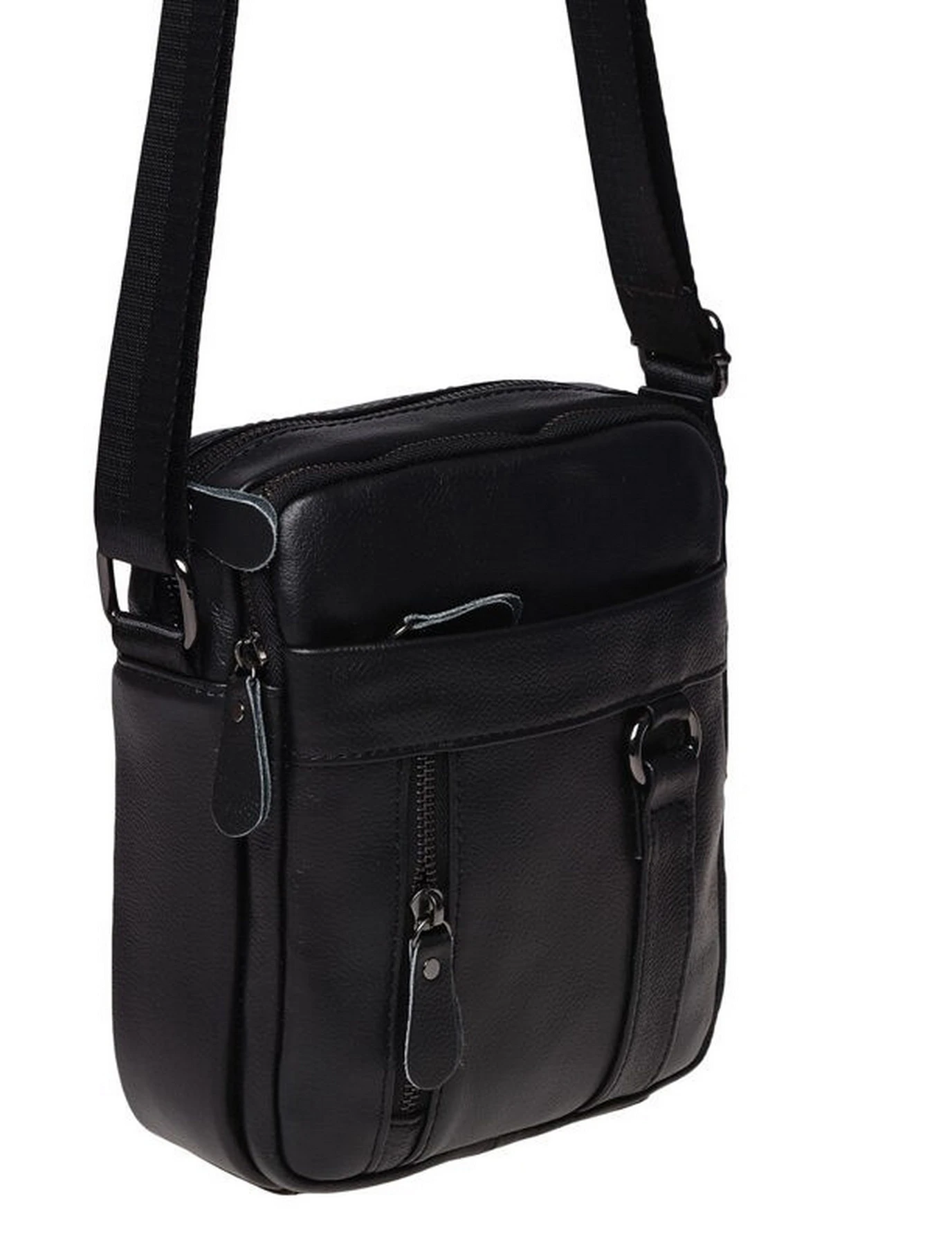 Сумки Borsa Leather модель K11169a-black Фото