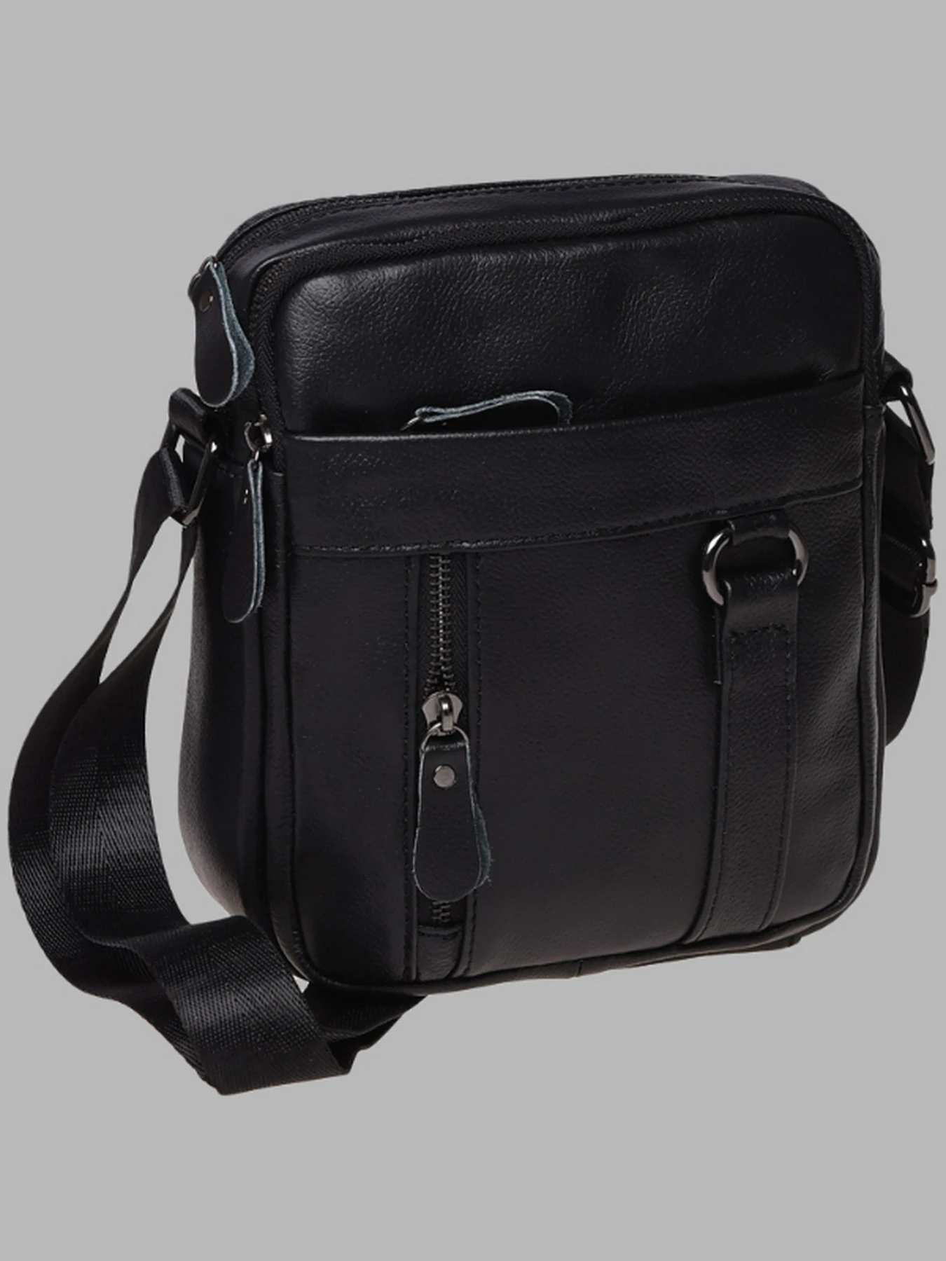 Сумки Borsa Leather модель K11169a-black Фото