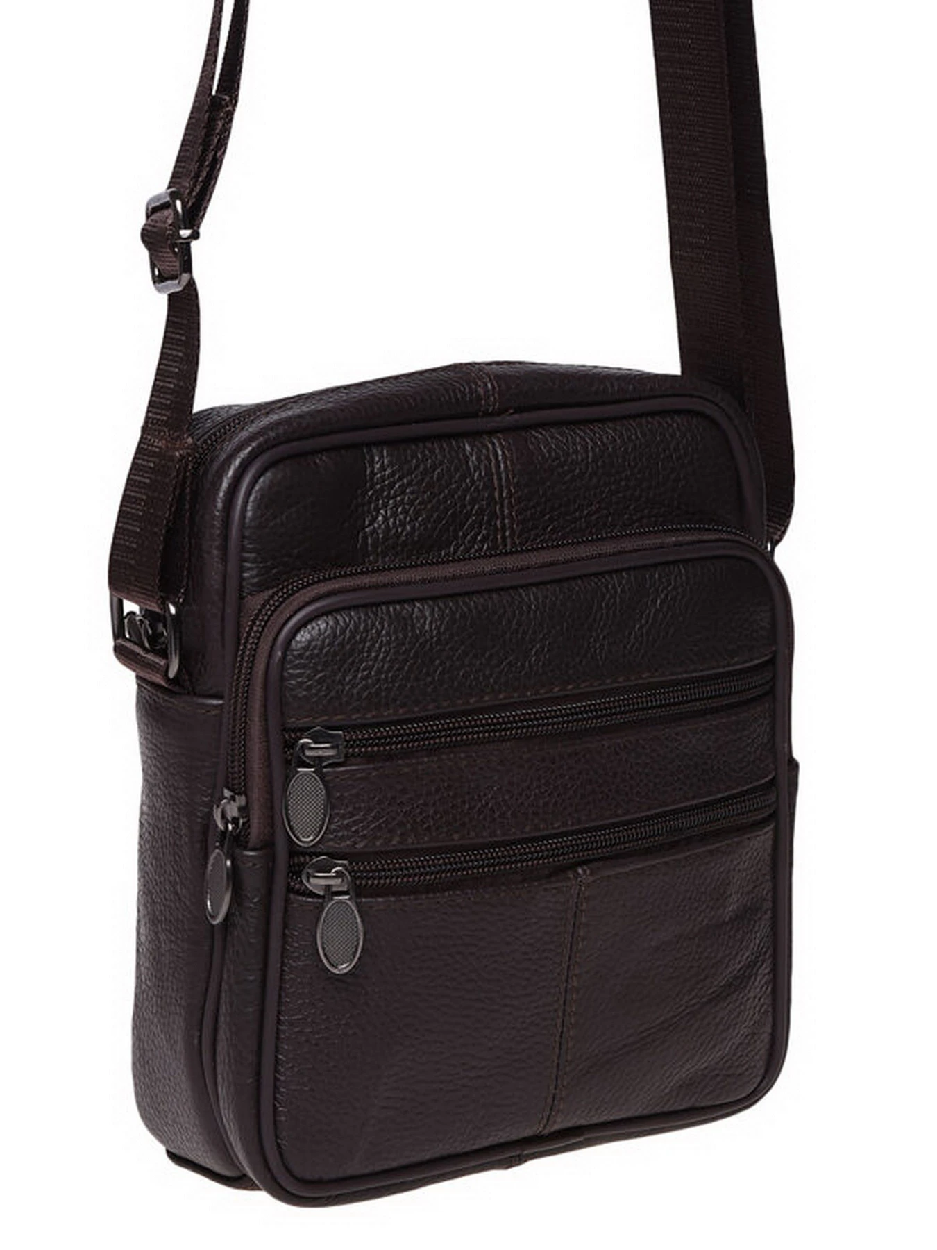 Сумки Borsa Leather модель K14012-brown Фото