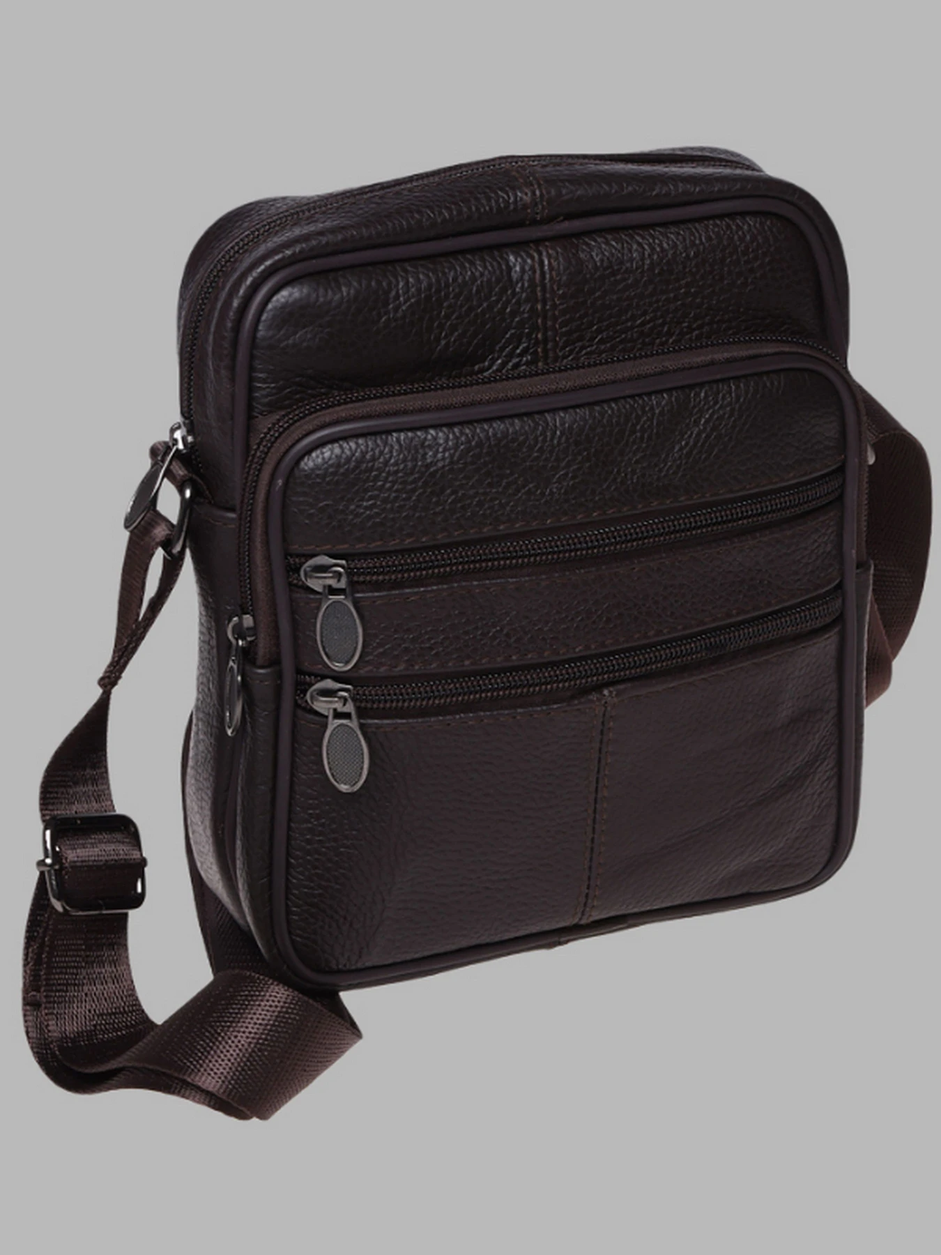 Сумки Borsa Leather модель K14012-brown Фото