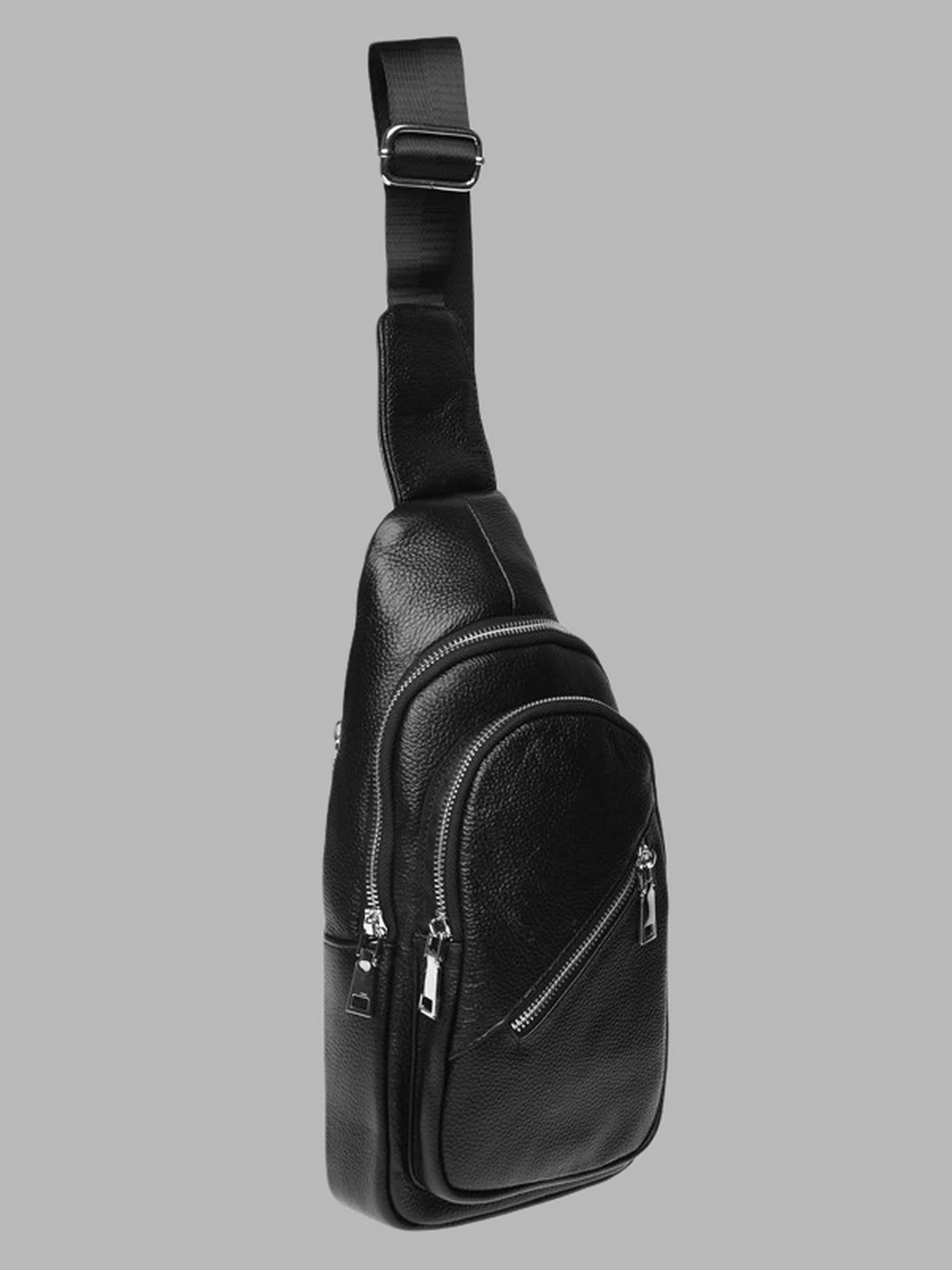 Рюкзаки Borsa Leather модель k16603-black Рюкзаки Borsa Leather модель k16603-black Фото