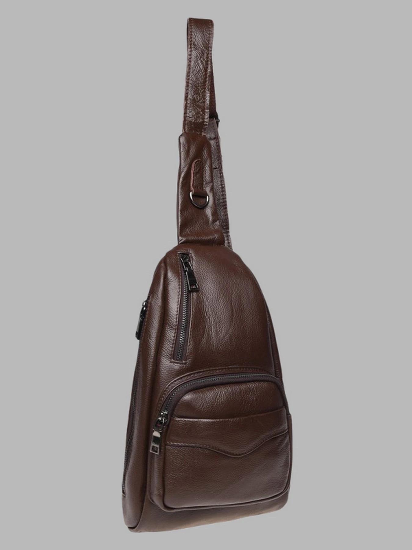Рюкзаки Borsa Leather модель K1029-brown Рюкзаки Borsa Leather модель K1029-brown Фото