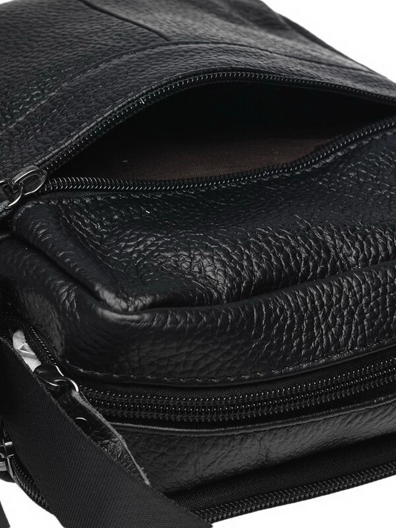 Сумки Borsa Leather модель K11029-black Фото