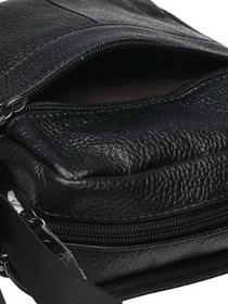 Сумки Borsa Leather модель K11029-black Фото