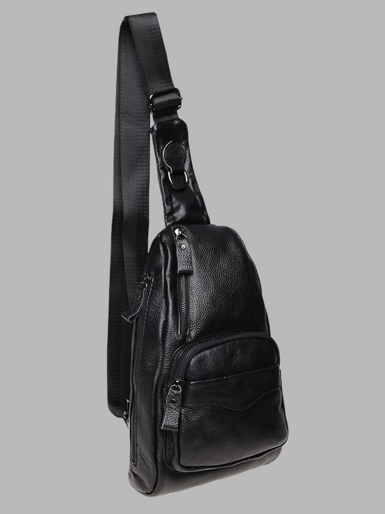 Рюкзаки Borsa Leather модель K1029-black Фото