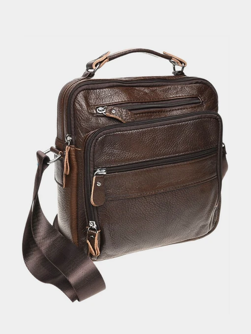 Сумки Borsa Leather модель K15112-brown Фото