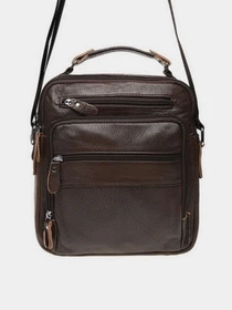 Сумки Borsa Leather модель K15112-brown Фото