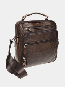 Сумки Borsa Leather модель K15112-brown Фото