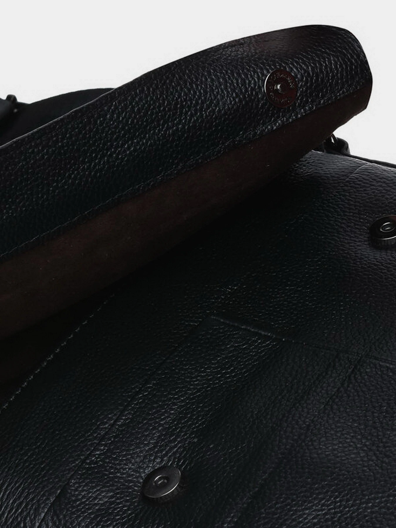 Сумки Borsa Leather модель K18168-black Фото