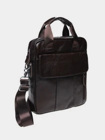 Сумки Borsa Leather модель K18863-brown Фото