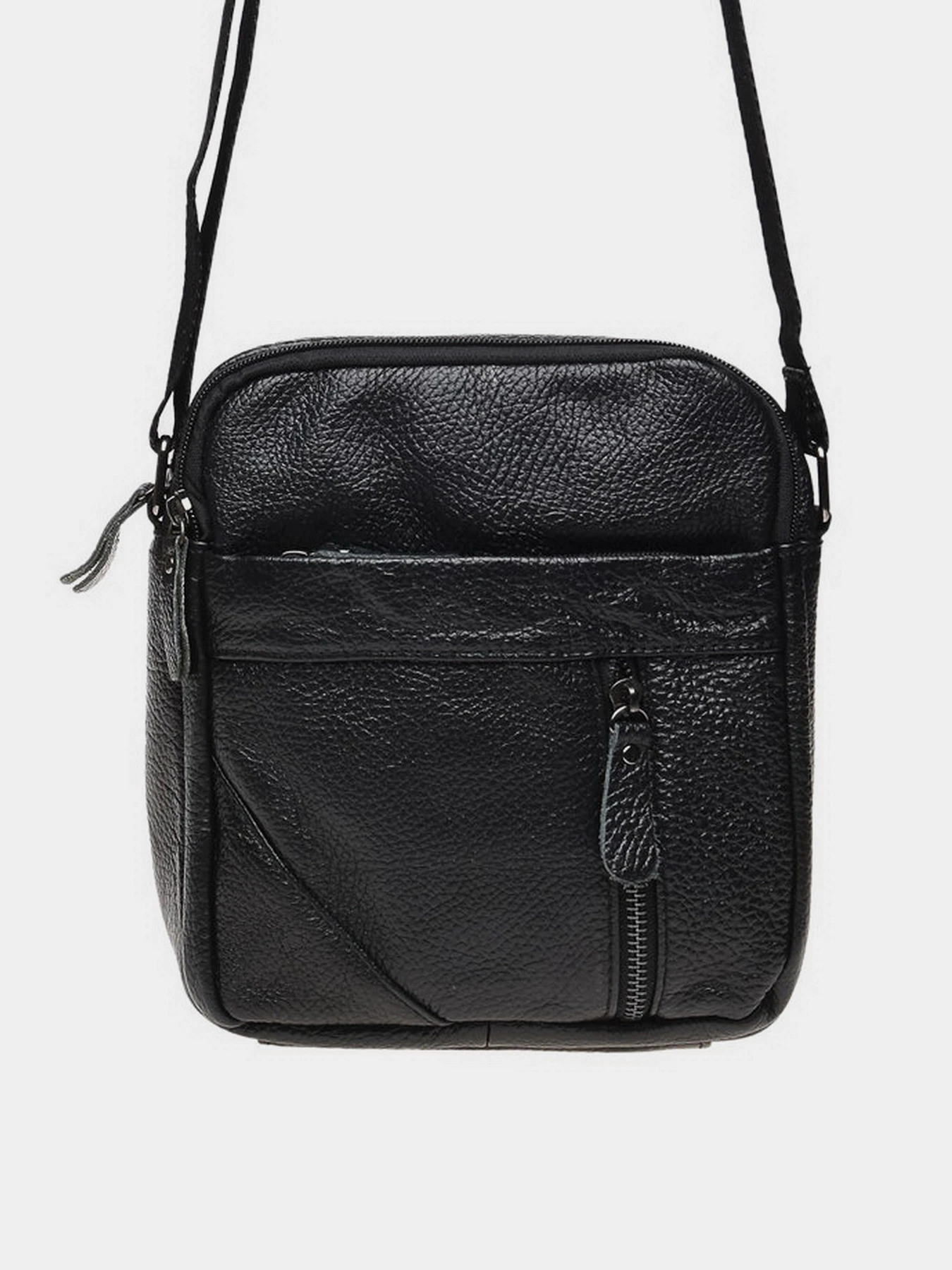 Сумки Borsa Leather модель K11027-black Фото