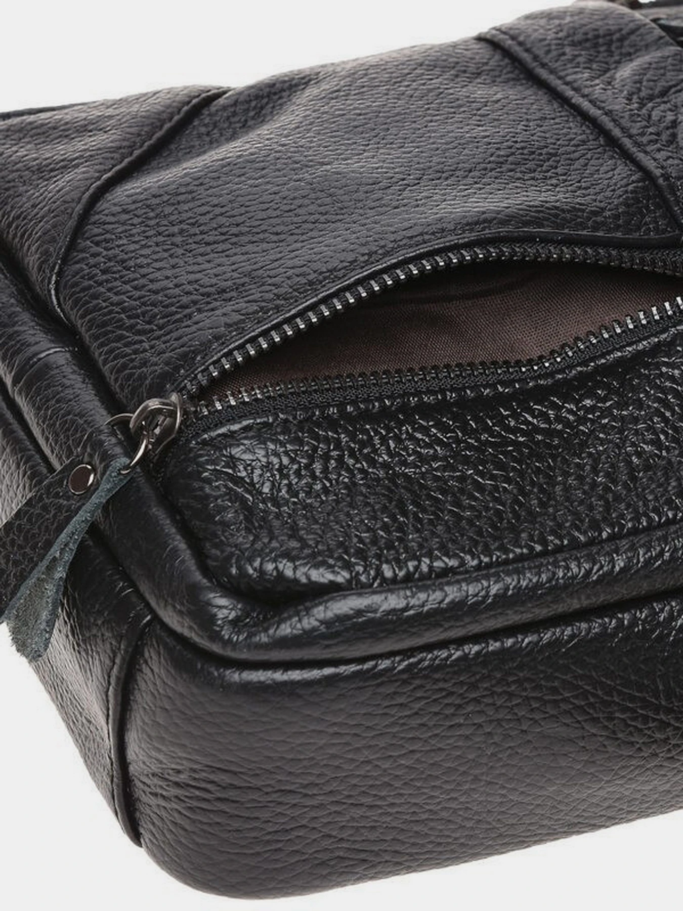Сумки Borsa Leather модель K11027-black Фото