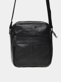 Сумки Borsa Leather модель K11027-black Фото