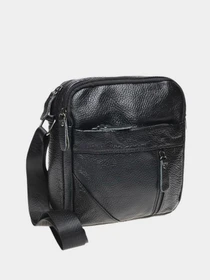 Сумки Borsa Leather модель K11027-black Фото